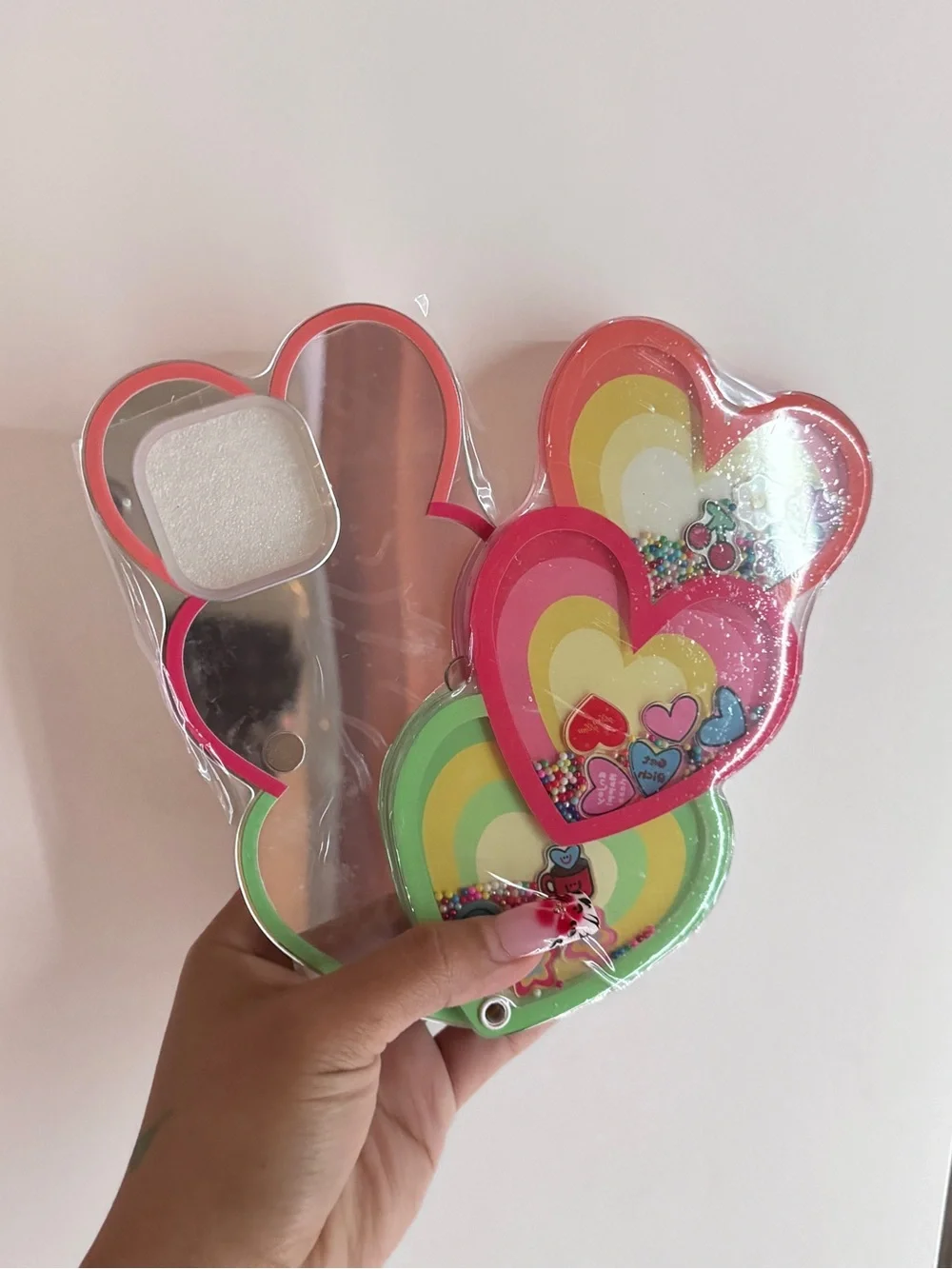 Rainbow Heart shape iPhone 14 Pro